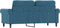 vidaXL - Tweezitsbank - 140 - cm - fluweel - blauw