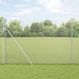 vidaXL - Gelaste - Draadomheining - 1.6x25 - m - Gegalvaniseerd - Staal