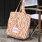 Riviera Maison Katoen en draagtas, Stevige Schoudertas met RM print - RM Monogram Tote Bag - Oranje - Katoen