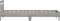vidaXL - Bedframe - met - hoofdbord - en - LED - grijs - sonoma - eikenkleur - 90x190 - cm