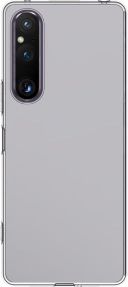 iMoshion Hoesje Geschikt voor Sony Xperia 1 V Hoesje Siliconen - iMoshion Softcase Backcover smartphone - Transparant