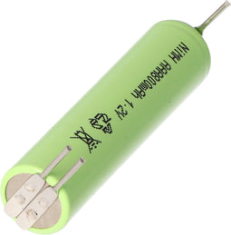 HR-AAAU NiMH oplaadbare batterij Micro AAA flattop met 3-pack print, afmetingen ca. 44x10,5 mm