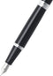Sheaffer vulpen - 300 E9312 - M - Glossy black chrome plated - SF-E0931253