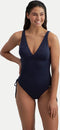 CYELL Midnight Zebra - Badpak - Voorgevormde cups V-hals - Donkerblauw
