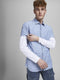 JACK&JONES JORABEL - Heren Overhemd Korte Mouwen - Borstzak - M