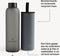 waterdrop® Glazen Drinkfles 600 ml - Duurzaam Borosilicaatglas - Neopreen Hoes en Bamboe Dop - Clean Melange