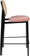 Zuiver Spike Barkruk 64,5 cm Naturel/Roze