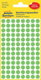 Avery Zweckform - Etiket az 3179 rond 8mm lichtgroen 416 stuks