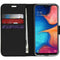 Accezz Hoesje Geschikt voor Samsung Galaxy A20e Hoesje Met Pasjeshouder - Accezz Wallet Softcase Bookcase - Zwart