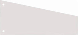 Scheidingsstrook Elba Trapezium 240x105 55mm 190gr Wit