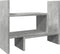 Bureau organiser 38,5x17x39 cm bewerkt hout betongrijs