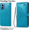 iMoshion Hoesje Geschikt voor Motorola Moto G34 Hoesje Met Pasjeshouder - iMoshion Mandala Bookcase - Turquoise