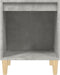 vidaXL - Nachtkastje - 40x35x50 - cm - betongrijs