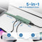 Ewent EW1148 - USB 3.2 Gen 1 Type-C Hub - 100W Power Delivery - Groen
