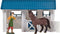 Dutch Farm Paardenstal met Figuur en Paard