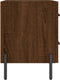 vidaXL - Nachtkastje - 40x35x47,5 - cm - bewerkt - hout - bruin - eikenkleur