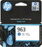 HP 963 - Inktcartridge - Origineel - Cyaan