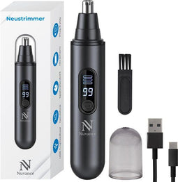 Nuvance Neustrimmer - Oplaadbaar & Afspoelbaar - Neushaartrimmers - Oortrimmer - Mannen & Vrouwen -