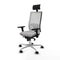 Bureaustoel Piqueras y Crespo 3D086N1 Lichtgrijs