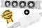 Heatfan 4 - Radiator Ventilator met Sensor - Universele Maat - Convector Ventilator Zonder Geluid - Wit