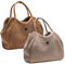 Designed by Lotte Tebby - Draagtas Hond - Teddy stof - Beige - 43x18x35 cm