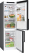 Bosch KGN36VXCT - Koel-vriescombinatie - No Frost VitaFresh XXL - Zwart inox