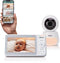 Alecto DVM2060 - Babyfoon met Camera - 5″ kleurendisplay Wifi - Uitbreidbaar tot 4 camera's - Wit