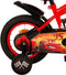 Disney Cars Kinderfiets - 12 inch - Afneembare zijwielen - Rood
