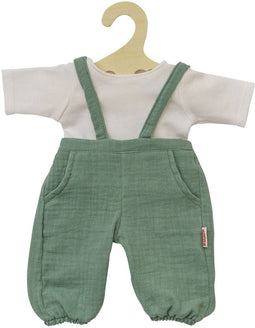 Poppen Tuinbroek Groen, 35-45 cm