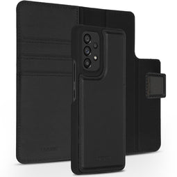 Accezz Samsung Galaxy A53 - Premium Leather 2 in 1 Wallet Bookcase - Zwart
