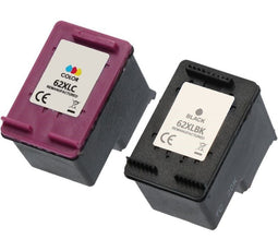 HP 62XL - Multipack Inktcartridges - Hoge Capaciteit Zwart & Kleur (2 stuks)