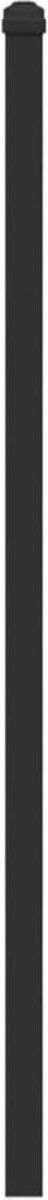 vidaXL - Hoofdbord - 120 - cm - bewerkt - hout - en - staal - sonoma - eikenkleurig