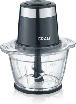 Graef CH 502 - Hakmolen 500W - Mengbeker 1L - zwart