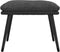 vidaXL - Voetenbank - 45x29,5x35 - cm - stof - en - kunstleer - donkergrijs