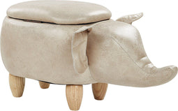 ELEPHANT - Hocker - Beige - Kunstleer