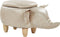 ELEPHANT - Hocker - Beige - Kunstleer