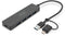 Digitus DA-70235 - USB Hub - 4x USB 3.2 (Gen1, 5Gb/s) - Zwart