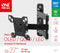 One For All WM 2151 - Muurbeugel - Kantel- en draaifunctie - Geschikt voor 13-27 inch (1x)