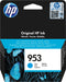 HP 953 - Inktcartridge - 9ml - Cyaan - 700 pagina's