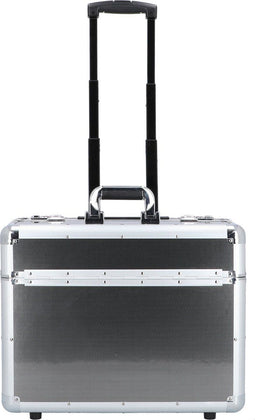 Alumaxx pilotenkoffer - C-2 - aluminium - zilver-carbon - JU-45129