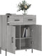 vidaXL - Dressoir - 69,5x34x90 - cm - bewerkt - hout - grijs - sonoma - eikenkleurig