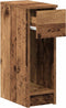 vidaXL - Nachtkastjes - 2 - st - met - lade - 20x36x60 - cm - oud - houtkleurig
