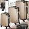 tectake® Talia - 3-Delige Kofferset - Harde Schalen van ABS - TSA Cijferslot - Rood