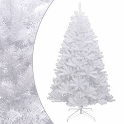 vidaXL - Kunstkerstboom - met - scharnieren - en - sneeuw - 120 - cm