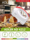 Adler AD 4212 - Handmixer - 200W 5 snelheden Turbo - rood