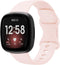 imoshion Siliconen bandje - Geschikt voor Fitbit Versa 4, Versa 3, Sense 2, Sense - Roze - One Size