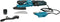 Makita BO006CGZ - Accu-deltaschuurmachine 36 V - 100x150 mm - Blauw
