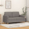 vidaXL - Tweezitsbank - 120 - cm - stof - taupe