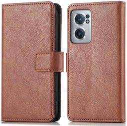 iMoshion Hoesje Geschikt voor OnePlus Nord CE 2 5G Hoesje Met Pasjeshouder - iMoshion Luxe Bookcase - Bruin