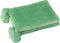 J-Line Plaid Pompom - fleece deken - polyester - felgroen - 170 x 130 cm - woonaccessoires